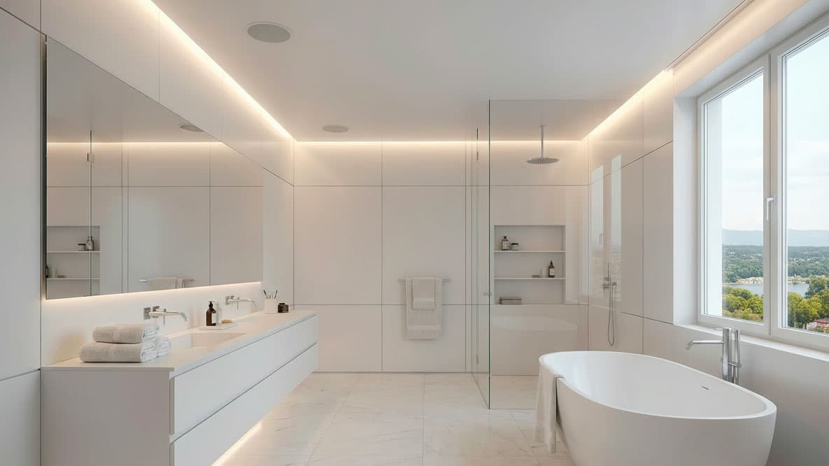 Luxury bathroom automation